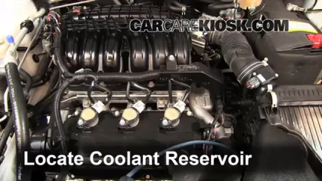 2011 Mitsubishi Endeavor LS 3.8L V6 Refrigerante (anticongelante) Controlar nivel de líquido